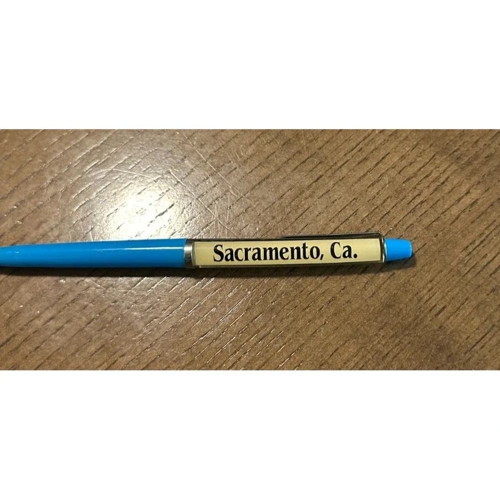 Sacramento California Floaty Steam Train & Paddle Boat Vintage Float Pen Travel